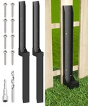 Fence Post Anchor Kit, Heavy Duty Metal Steel Repair Stakes .... Fixed Price $54.52.