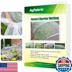 Agfabric 6.5'X100' Garden Netting Insect Pest Barrier Bird Protect Plants. Fixed Price $96.44.