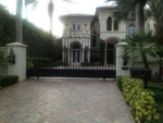 Monumental Cast Iron Victorian Style Driveway Gates DG3078. Fixed Price $7500.00.
