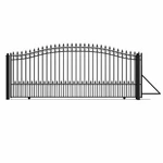 Aleko Prague Style Garden Yard Steel Single Sliding 16' Driveway Gate. Fixed Price $3099.00.