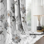 Broshan Floral Complete Blackout Curtains For Country Bedroom, 84 Inch Farmho.... Fixed Price $63.99.