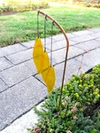 Wind Chime Stake Colorful Yard Art Glass - 12 Inch Tall Garden Outdoor Decor. Fixed Price $24.90.