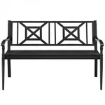 Patio Garden Bench With Powder Coated Steel Frame. Fixed Price $164.84.