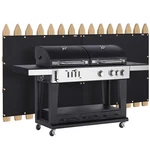 Heat Shield Behind Grill 4'X5' Mat For Wall, Deck Fence, Railing,.... Fixed Price $56.73.