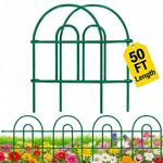 Panels Fence 50FT Rustproof Metal Black ET407 Garden Amagabeli. Fixed Price $74.99.