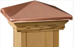 Maine Ornamental 72227 Post Cap, 6X6, Pressure Treated, Color: Copper, Set Of. Fixed Price $50.00.