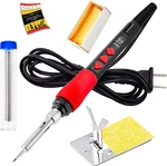 Soldering Iron Kit 60W 120V Digital Led 5-IN-1 With Wire, Flux, Mini Stan. Fixed Price $14.99.