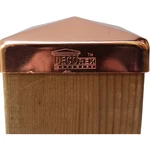 3.5" X Solid Copper Pyramid Cap For True/actual Wood Posts. Fixed Price $14.99.