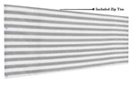 Alion Grey White Stripped Balcony Privacy Screen Cover For Fence Patio Railing. Fixed Price $48.59.