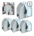 Pack Poly Covers W/ Brackets For 3", 4", 6 5/8" Cantilever Gate Rollers. Fixed Price $41.00.