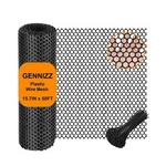 Plastic Wire Fence Roll, Gennizz 15.7IN X 50FT Chicken Mesh.... Fixed Price $58.53.