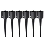 Vevor Fence Post Anchor Ground Spike 6 Pack 24 X In Metal Stakes. Fixed Price $63.90.