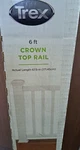Trex Transcend Vintage Lantern Composite Ft ( 67.5" ) Crown Top Rail. Fixed Price $99.99.