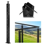 Muzata T-drilled Three Sides 36X2X2(POST Body 33) Adjustable Cable Railing. Fixed Price $125.24.