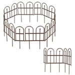Evergreen Iron Garden Fence Edging 10"TALL Above Ground 7.5 Feet Long For Flower. Fixed Price $98.93.