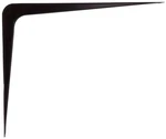 New Case Of (20) Prosource 21142BK Black 12 X Utility Steel Shelf Brackets. Fixed Price $37.99.