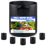 Growpropel Tall Fabric Pots For Plants, 5 Gallons Pack, Black. Fixed Price $28.91.