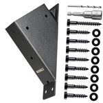 4PCS 45 Degree Angle Support Brackets, 2X4 (actual 1.5''X3.5'') 4PACK. Fixed Price $105.74.