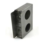 Gate Lockbox Double Hole Weldable Steel 6 7/8" 4 1/2" Unpainted. Fixed Price $26.48.