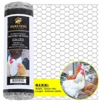 Galvanized Poultry Net - Fencing Chicken Wire 1" Hole Many Sizes Mesh. Fixed Price $39.00.