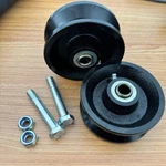 Bobco Metals 4" X 2"-1/2" Cast Iron Groove Wheel Roller Bearing Residential. Fixed Price $32.75.