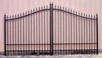 Sale! #1635 Driveway Gate 11' Steel Iron Wd Ds Inc Post Package Residential. Fixed Price $1350.00.