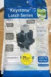 Nationwide Industries Keystone Latch Nylon Two-sided, Lockable Black. Fixed Price $50.00.