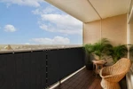 Colourtree 3' X Black Balcony Privacy Screen - 0',. Fixed Price $27.12.