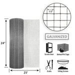 Garden Craft 132425 1/2 In. Mesh 19 Ga. Steel Hardware Cloth X Ft.. Fixed Price $42.05.