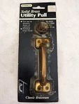 Stanley Solid Brass Utility Pull Handle With Screws (model CD80-4050) US3. Fixed Price $15.00.