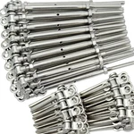 Cable Railing Hardware Kit, For 1/8" System Of Wood Post, Adjus.... Fixed Price $209.98.