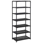 Vidaxl Shoe Rack Black 19.7"X11.8"X47.2" Poly Rattan. Fixed Price $157.72.