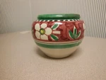 Vietri Flower Liner Made Italy Handpainted Pottery. Fixed Price $49.00.