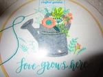 Hello Spring Crafted Garden Embroidery Kit *love Grows Here & Mama*. Fixed Price $24.78.