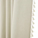 Limon Home 100% Blackout Shield Linen Curtains For Bedroom 90 Inches.... Fixed Price $80.00.