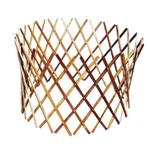 Mgp Fence Trellis Circular Browns Teak Wood Extendable 24 In. H 36. Fixed Price $56.15.