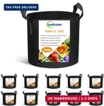 Cavisoo 10-PACK Gallon Plant Grow Bags, Heavy Duty 300G Thickened Non-woven Ae. Fixed Price $20.30.