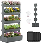 Slsy Vertical Wooden Raised Garden Bed 4 Tier 5 Planters Stand. Fixed Price $109.99.