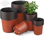 Pack 3.5 4 Inch Nursery Pots Variety Plastic Planters 36 White. Fixed Price $19.99.