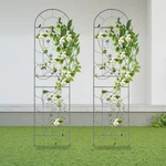 2PCS Garden Fences Iron Climbing Plant Racks Flower Display Shelf For Yard Decor. Fixed Price $79.20.