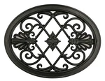 Nuvo Iron Decorative Insert For Fencing, Gates, Home, Garden - Oval, 17". Fixed Price $96.61.