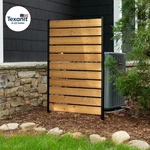 5FT H X 3.2FT (1 Panel) No Dig Enclo Concord Cedar Wood Privacy Screen, Great. Fixed Price $159.50.