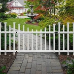 No Dig Zippity Washington 2.5FT X Vinyl Picket Fence Gate Kit, White. Fixed Price $102.94.