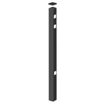 Barrette Outdoor Living Fence Line Post 2-1/2" X 7-1/3' Black Aluminum. Fixed Price $96.25.
