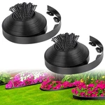 2-INCH X 66 Ft Landscape Edging Border With 100 Anchoring Spikes, Garden Bord.... Fixed Price $43.35.