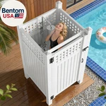 Outdoor Shower Enclosure, Rust-proof Engineering Grade Pvc Privacy Statio. Fixed Price $867.71.