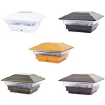 12 Black Bronze Brown Copper White 4X4 Solar Post Lights Cap Deck Fence Outdoor. Fixed Price $64.95.