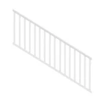 Veranda Stair Rail Kit Mold Resistant Uv Protected White 8 Ft. X 36 In.. Fixed Price $257.60.