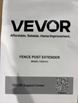 Vevor 18 Pack Inch Fence Post Extenders YX25-013 (silver). Fixed Price $140.00.