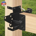 Self Locking Gate Latch For Wooden Fence, Heavy Duty Post Mount Automatic. Fixed Price $23.37.